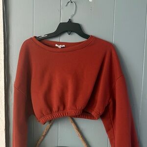 Fashion Nova Rust Red Crop Top